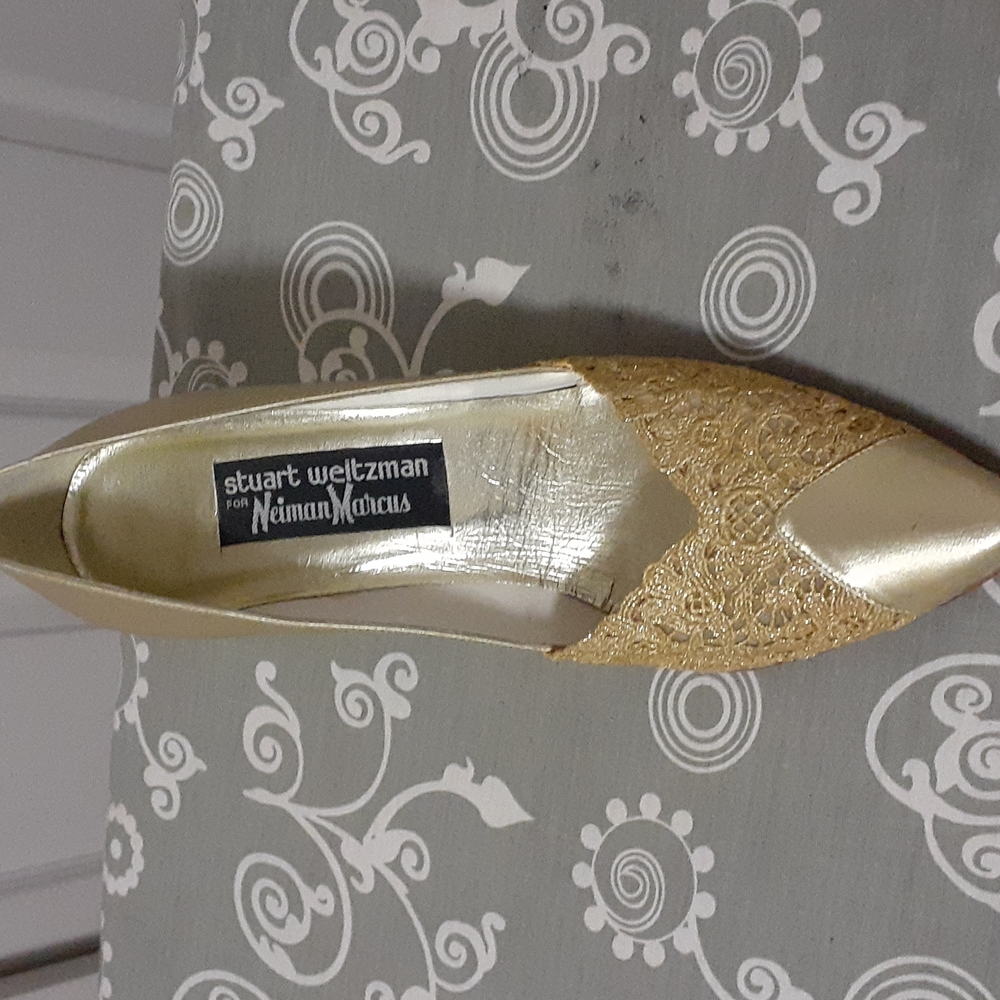 Stuart Weitzman Vintage Bronze/Gold Heels